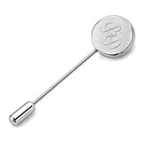Reversspeld Rond Mat met Lettergravure - Echt Zilver