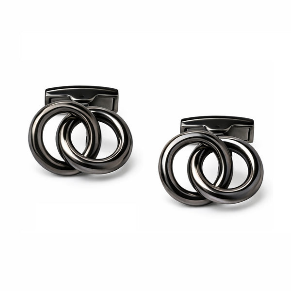 Manchetknopen Trouwringen (gravure initialen en datum)