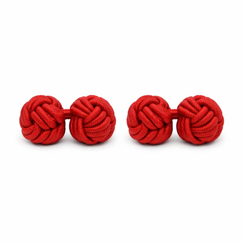 Bachelor Knots Manchetknopen – Rood