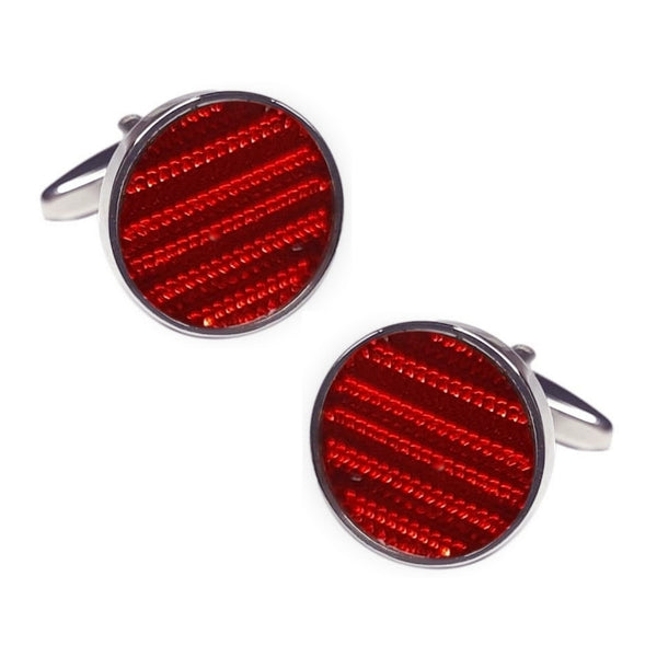 Manchetknopen Boston rood