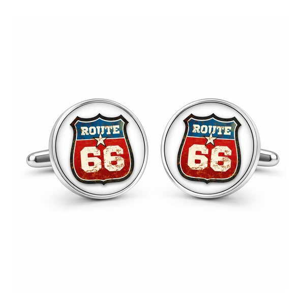 Manchetknopen Route 66
