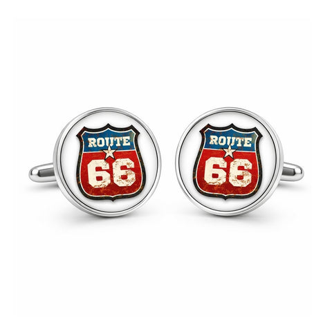 Manchetknopen Route 66