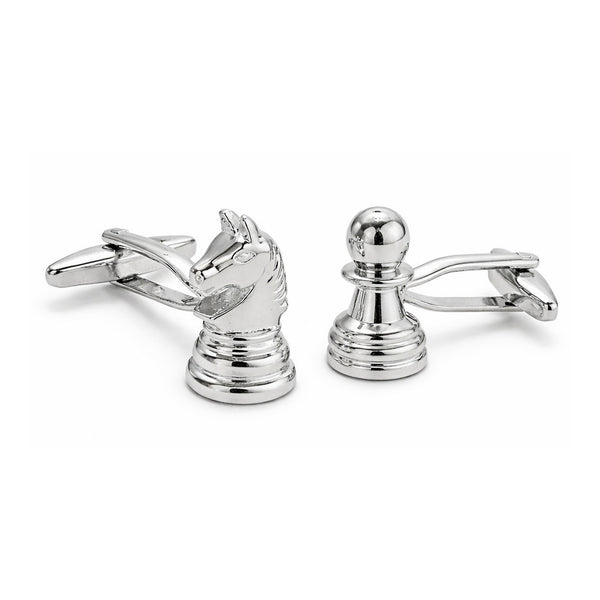 Manchetknopen Schaakspel Paard & Pion