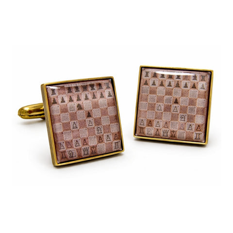Manchetknopen Schaakspel
