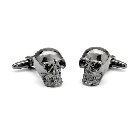 Manchetknopen Schedel Antraciet