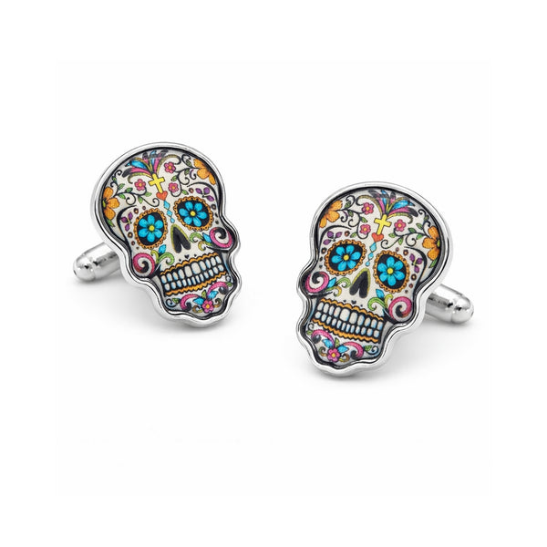 Manchetknopen Schedel Multicolor