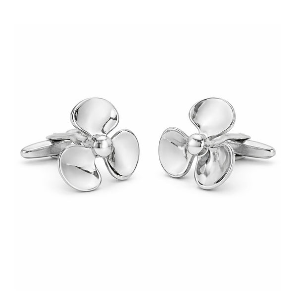 Manchetknopen Scheepsschroef Zilver