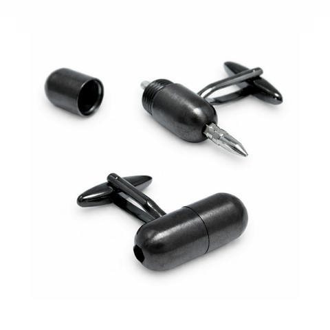 Manchetknopen Gereedschap Schroevendraaier (Echt werkend)