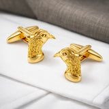 Manchetknopen Fazant Goud