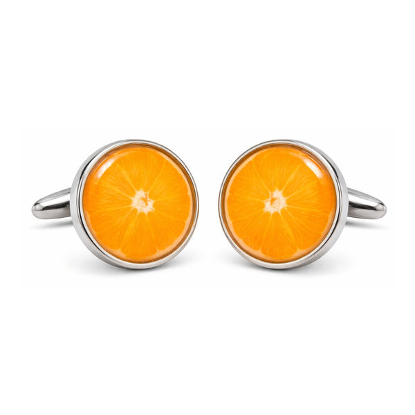 Manchetknopen Sinaasappel