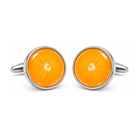 Manchetknopen Sinaasappel