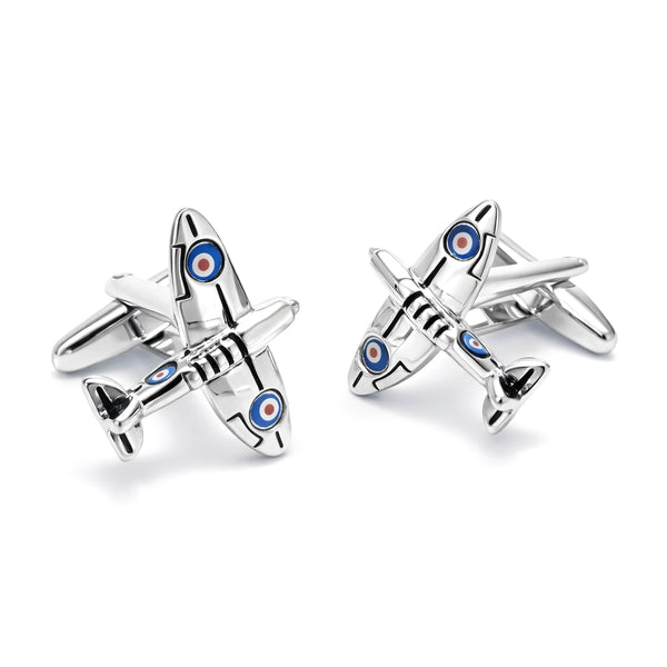 Manchetknopen Vliegtuig Spitfire