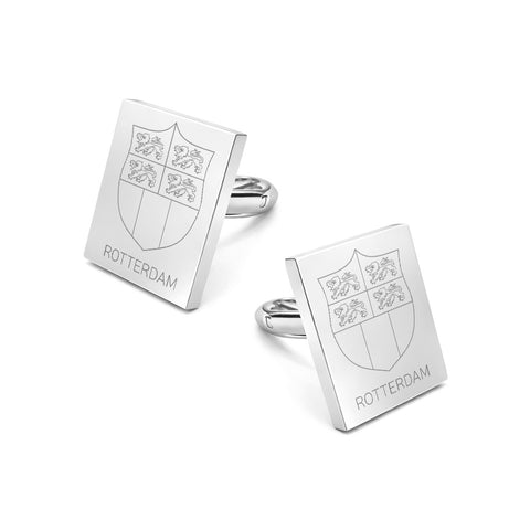 Rotterdam Stadswapen Manchetknopen – Stoer, Strak en Persoonlijk - Diverse uitvoeringen