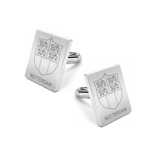 Rotterdam Stadswapen Manchetknopen – Stoer, Strak en Persoonlijk - Diverse uitvoeringen