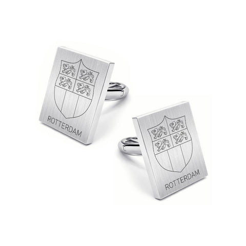 Rotterdam Stadswapen Manchetknopen – Stoer, Strak en Persoonlijk - Diverse uitvoeringen