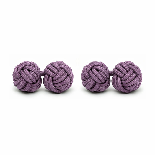 Bachelor Knots Manchetknopen – Paars/Mauve