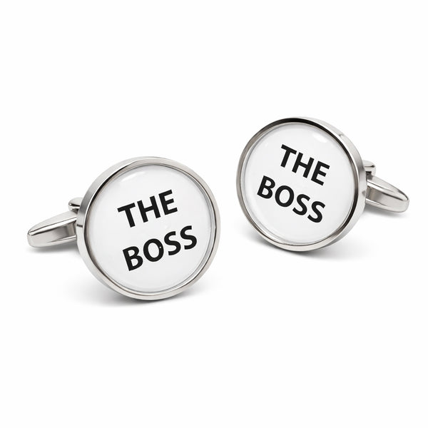 Manchetknopen The Boss Wit