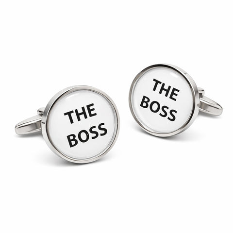 Manchetknopen The Boss Wit