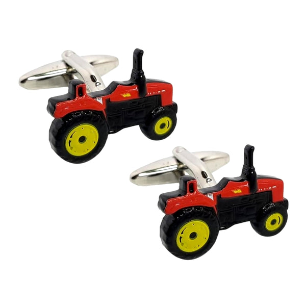 Manchetknopen Rode Tractor