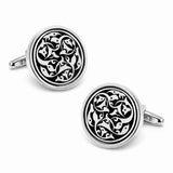 Manchetknopen Twist Zwart