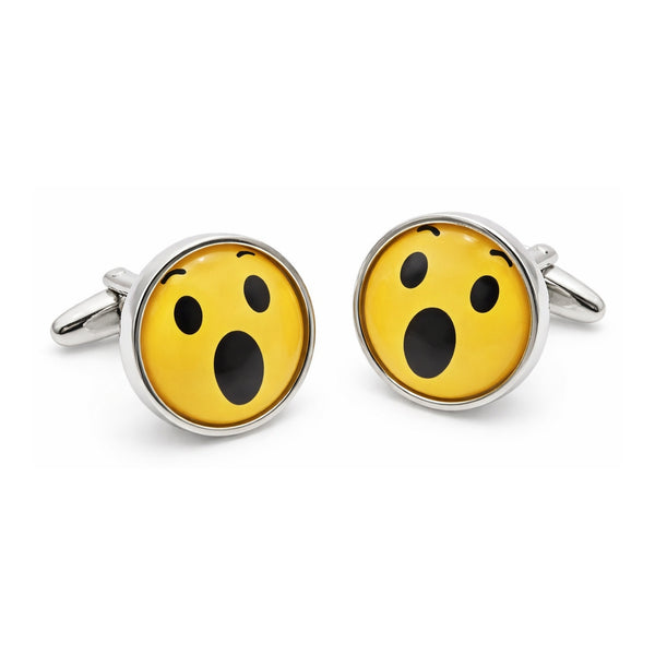 Manchetknopen Smiley Wow