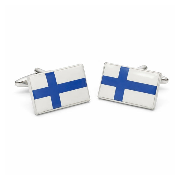 Manchetknopen Vlag Finland