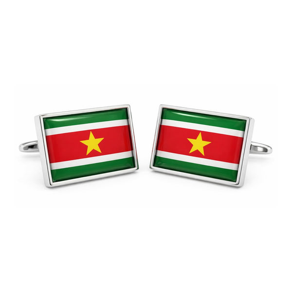 Manchetknopen Vlag Suriname
