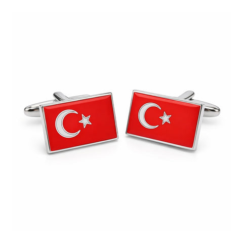 Manchetknopen Vlag Turkije