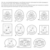 Manchetknopen Ovaal Glans met uw Familiewapen gravure - Goudkleurig