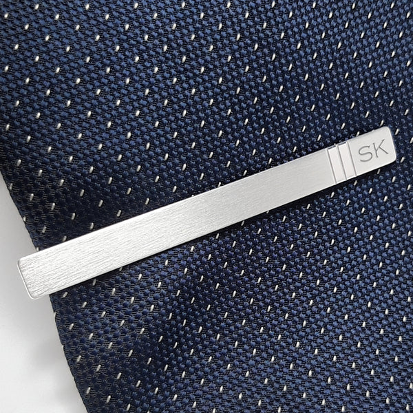 Dasschuif Echt Zilver Twee banen - inclusief gravure