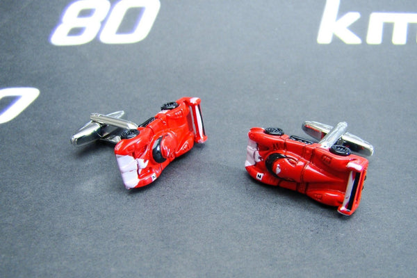 Manchetknopen Sportwagen rood