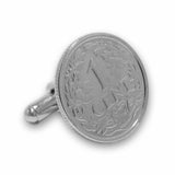 Manchetknopen gemaakt van 1 cent 1943