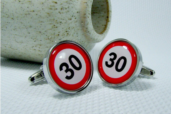 Manchetknopen Verjaardag 30 Jaar