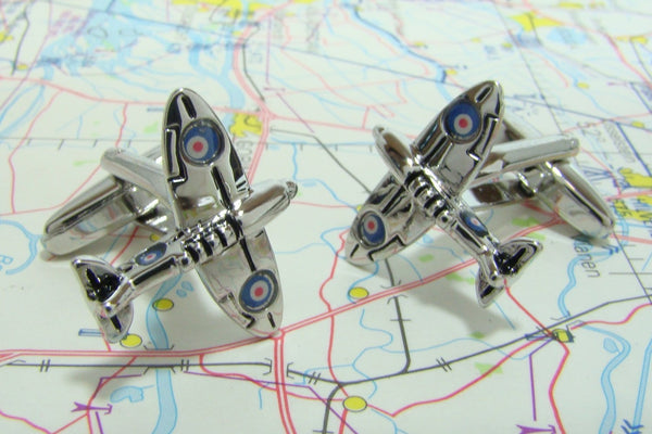 Manchetknopen Vliegtuig Spitfire
