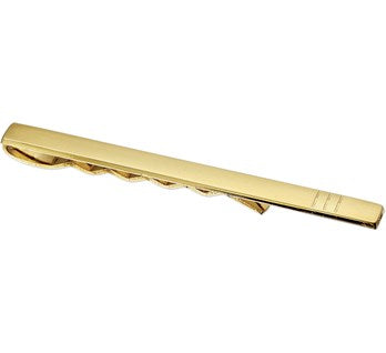 Gouden Dasschuif  - 14K geelgoud - inclusief een gravure - Levering op aanvraag