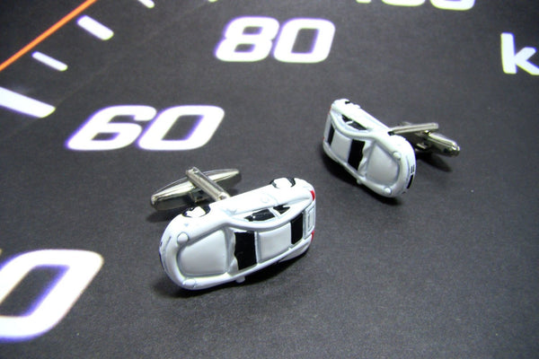 Manchetknopen Porsche 911 Wit