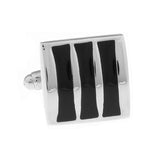Manchetknopen Black Stripes