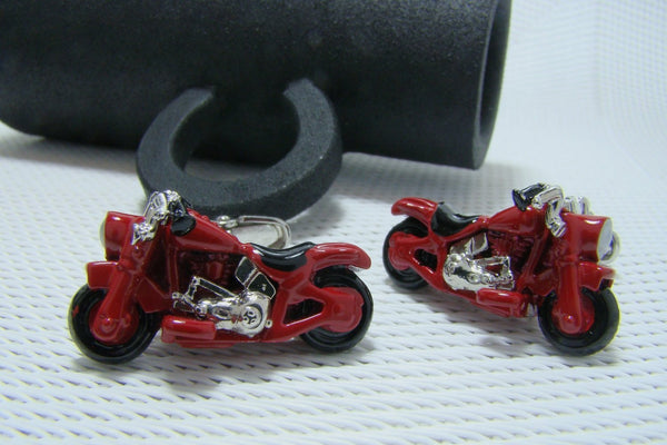 Manchetknopen Motor Rood