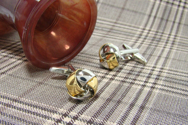 Manchetknopen Classic Rope Bi-Colour 1 Baan