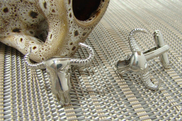 manchetknopen buffel schedel