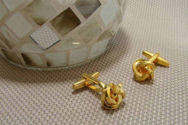 Manchetknopen Classic Rope Goud 1 baan