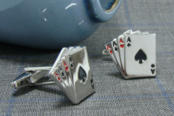 Manchetknopen Kaartspel Azen