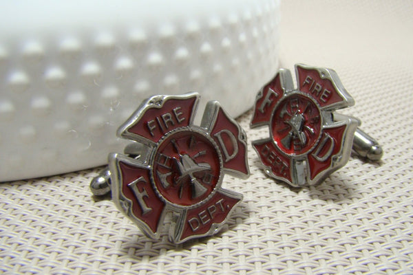 Manchetknopen Brandweer Logo