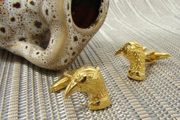 Manchetknopen Fazant Goud