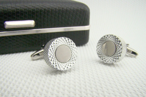 Manchetknopen Fancy Silver