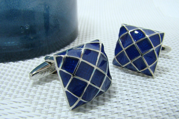 Manchetknopen Fabian Koningsblauw