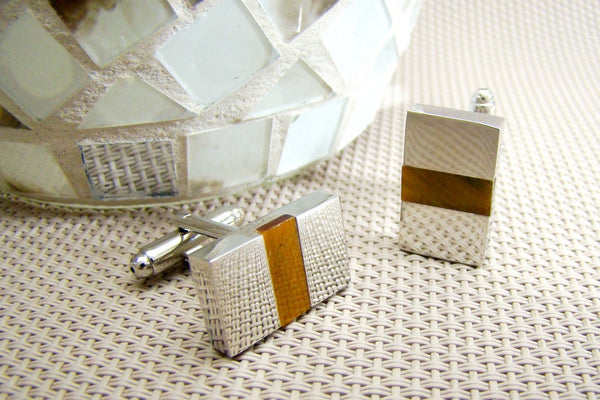 Manchetknopen Hout NO.4