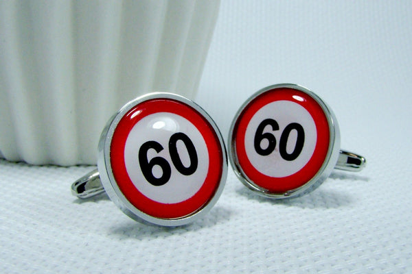 Manchetknopen Verjaardag 60 Jaar