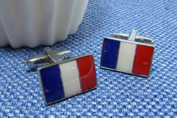 Manchetknopen Vlag Frankrijk