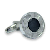 Manchetknopen Circle Black